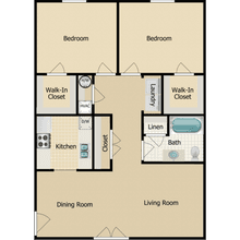2 Bedroom 2 floor plan