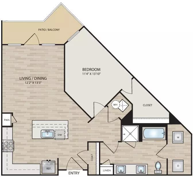 Unit 448 448 floor plan