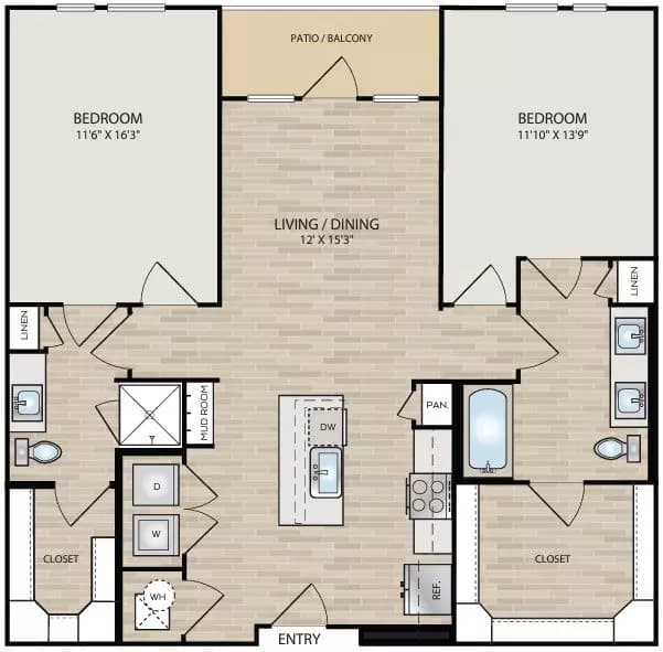Unit 363 363 floor plan