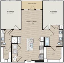 B2 445 floor plan