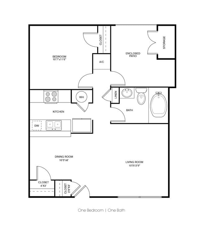 Unit 104 104 floor plan