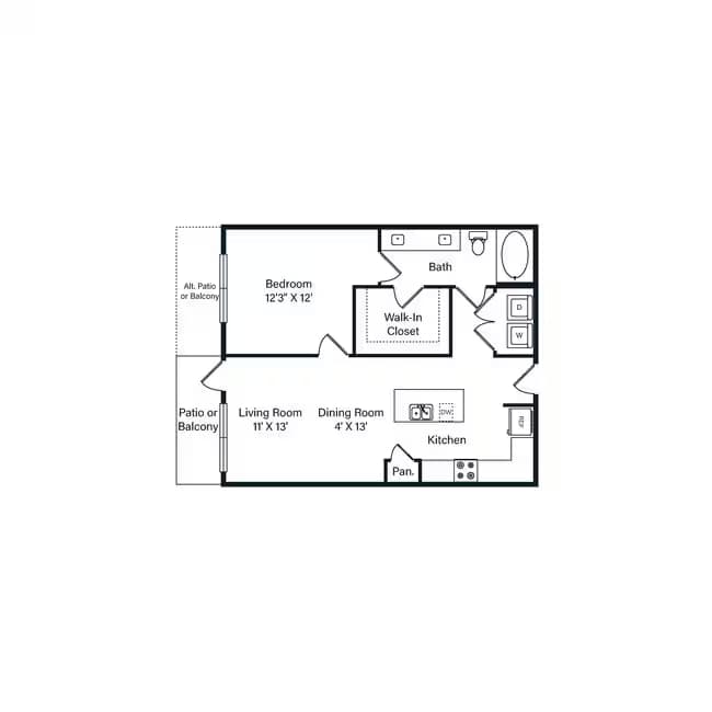 Unit 8314 8314 floor plan