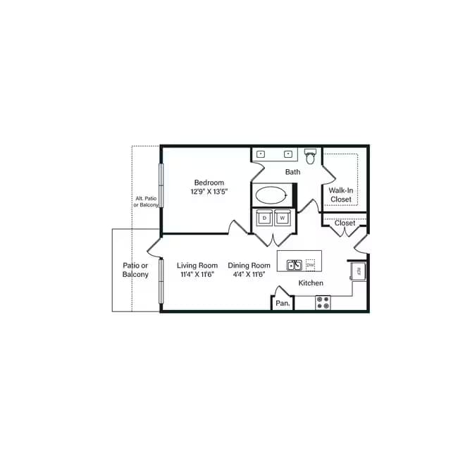 Unit 1321 1321 floor plan