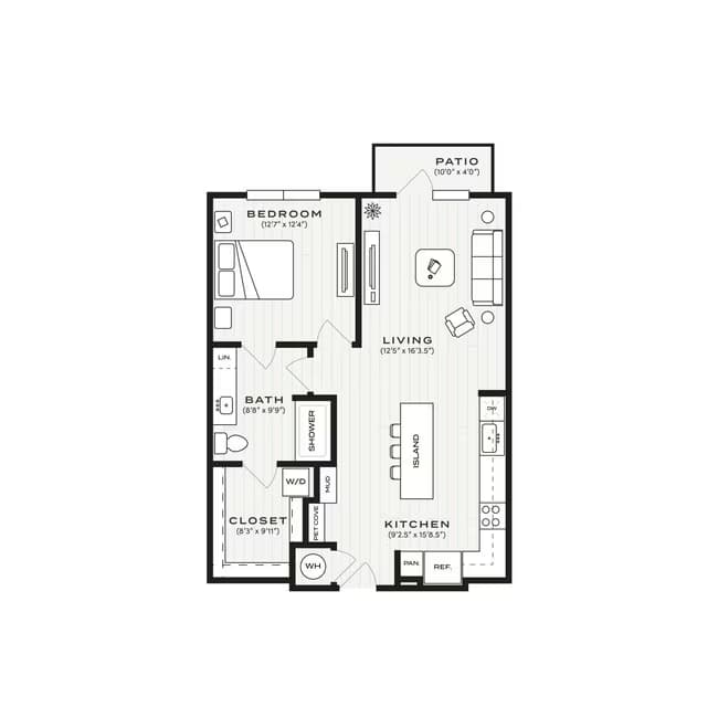 Unit 4313 5311 floor plan