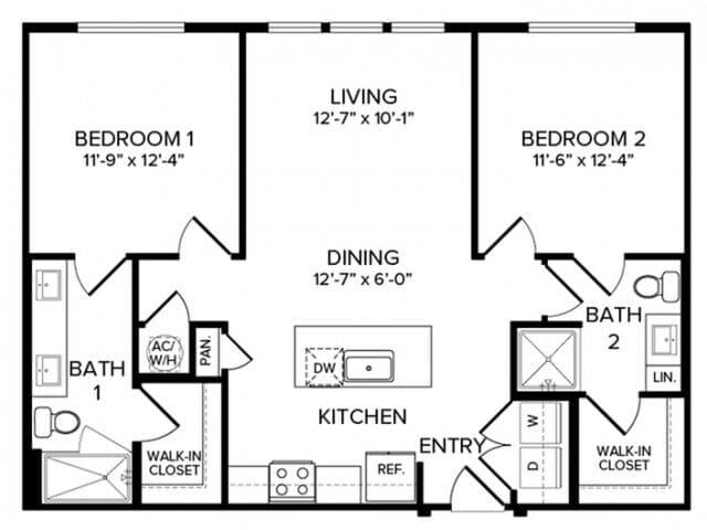 B1A 116 floor plan