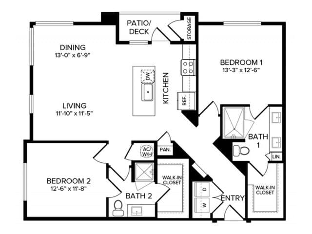 B2D 324 floor plan