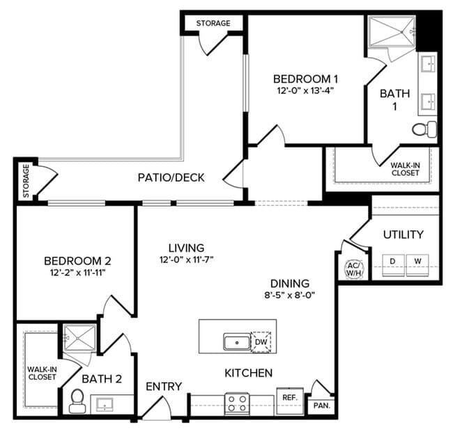 Unit 125 125 floor plan