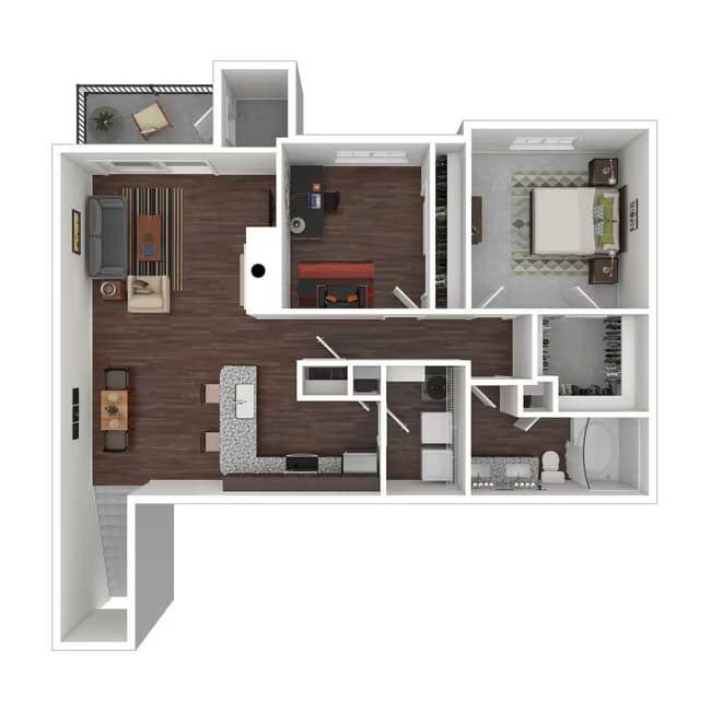Unit 1116 1116 floor plan