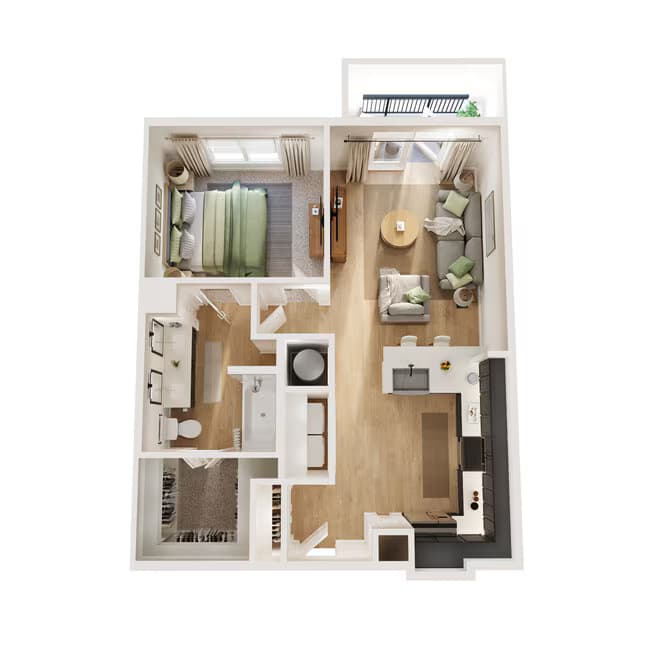 Unit 1-203 1-331 floor plan