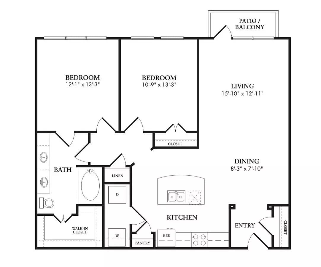 B1 2-2151 floor plan