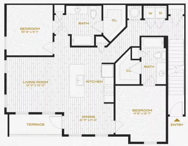 2B 6206 floor plan