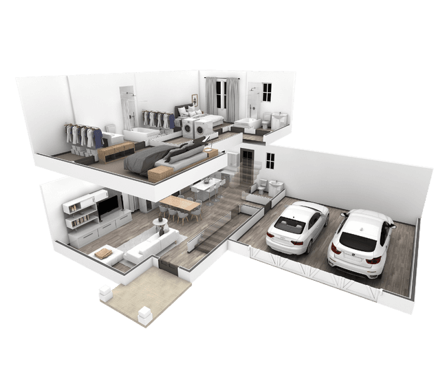 2BR Vista 1130 floor plan