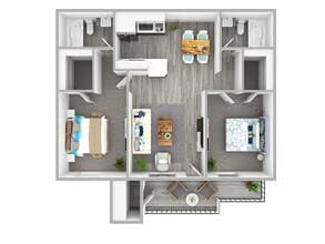 2x2-AP3 2041 floor plan