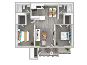 2x2-AR3 1031 floor plan