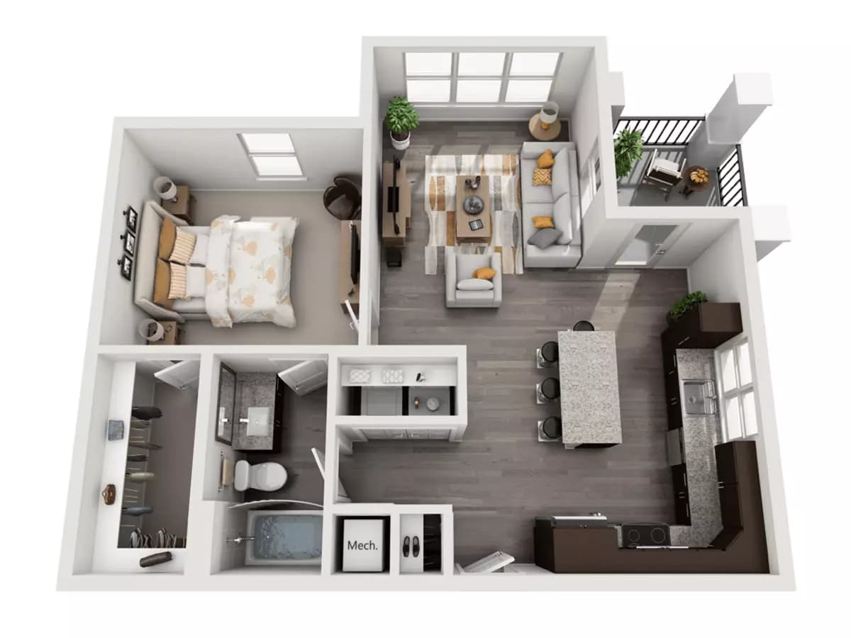 A1 1414 floor plan