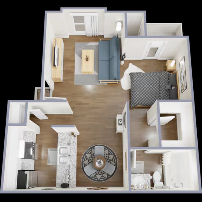 Studio 2044 floor plan