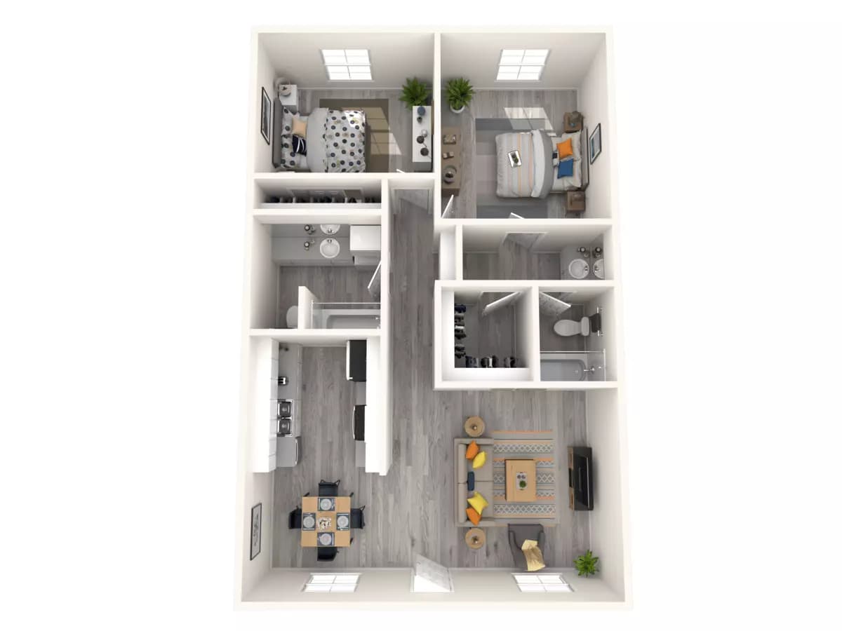 Draper AW-203 floor plan