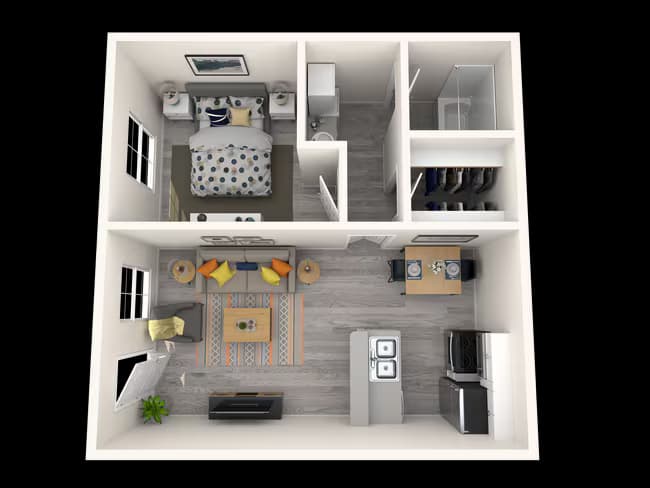 Harris L-214 floor plan
