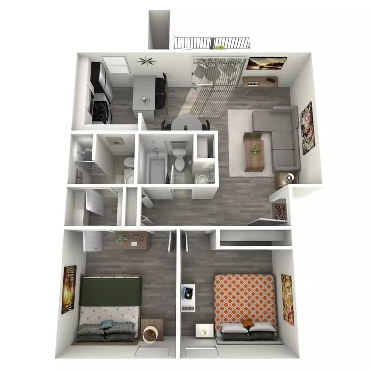 B2 Classic 13W-W1131 floor plan