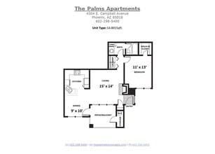 One Bedroom 05-1024 floor plan