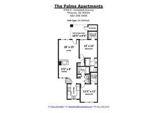 Two Bedroom 02-1007 floor plan