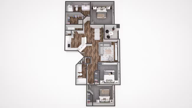 3x2 1159 Avanti Renovation 1083 floor plan