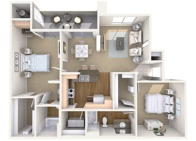 B1 313 floor plan