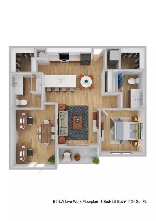 B3 3032 floor plan