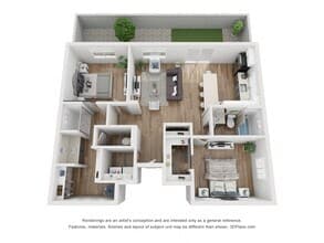 Ocotillo 1073 floor plan