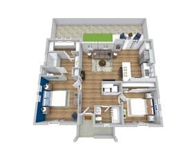 The Retreat 1086 floor plan