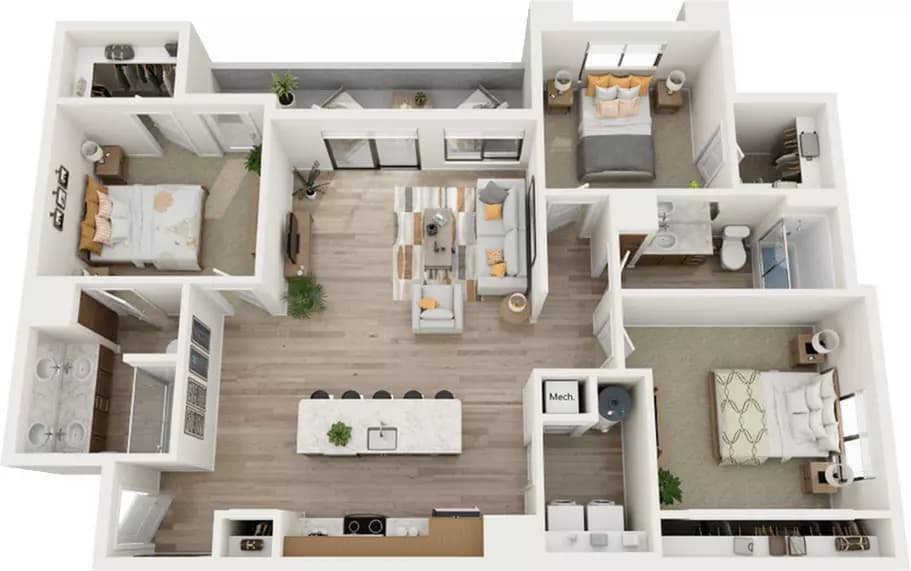 Steel 5-1022 A floor plan