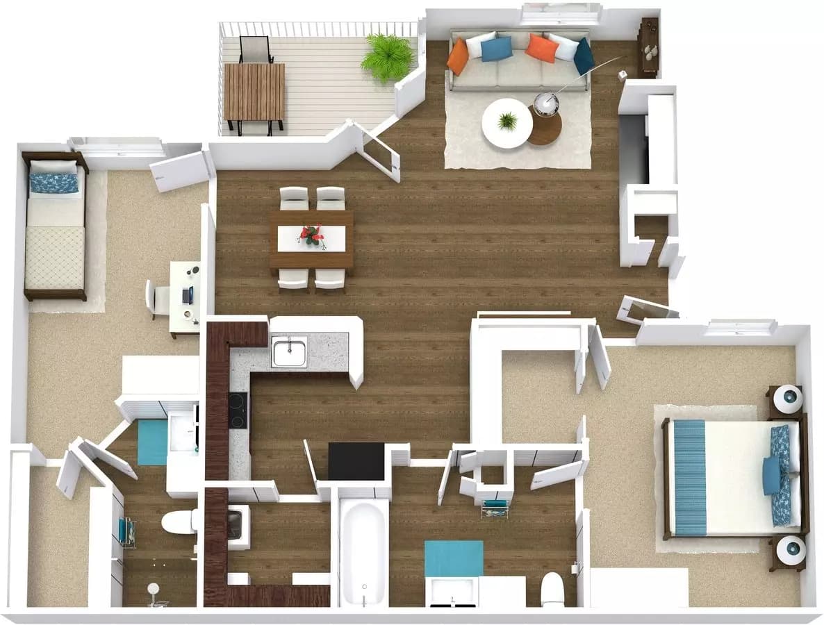 Unit 2151 2151 floor plan