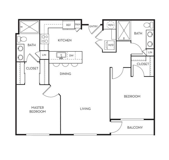 The Heights floor plan