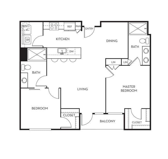 The Peakview floor plan