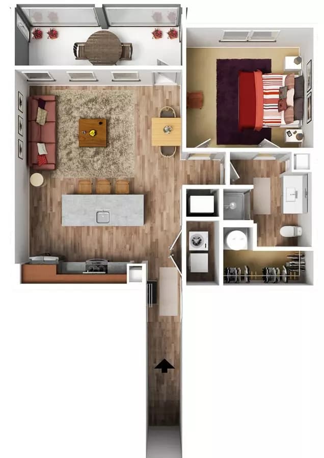 Ford 8-2055 floor plan
