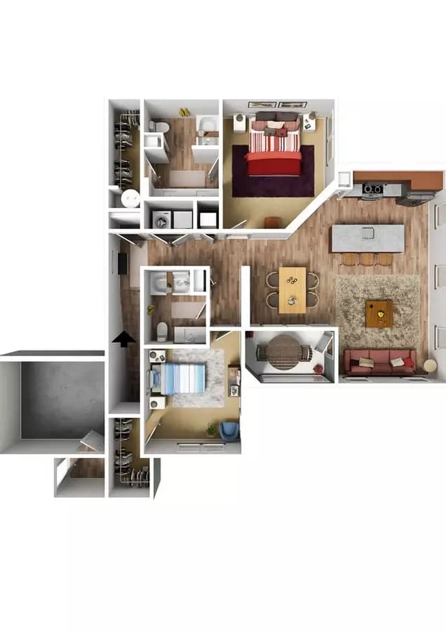 Larsen 5-2033 floor plan