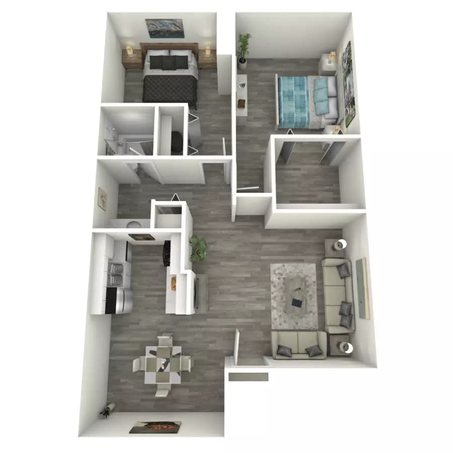 Sunrise 2D107 floor plan