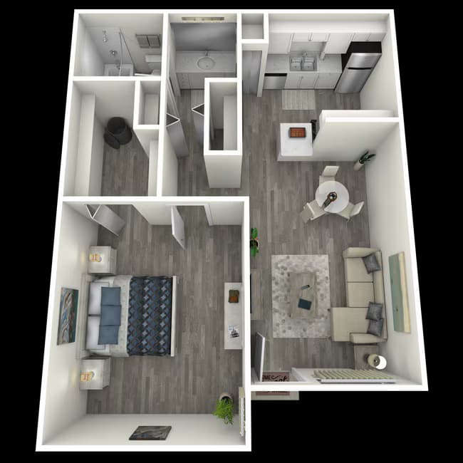 1 Bed • 1 Bath G212 floor plan