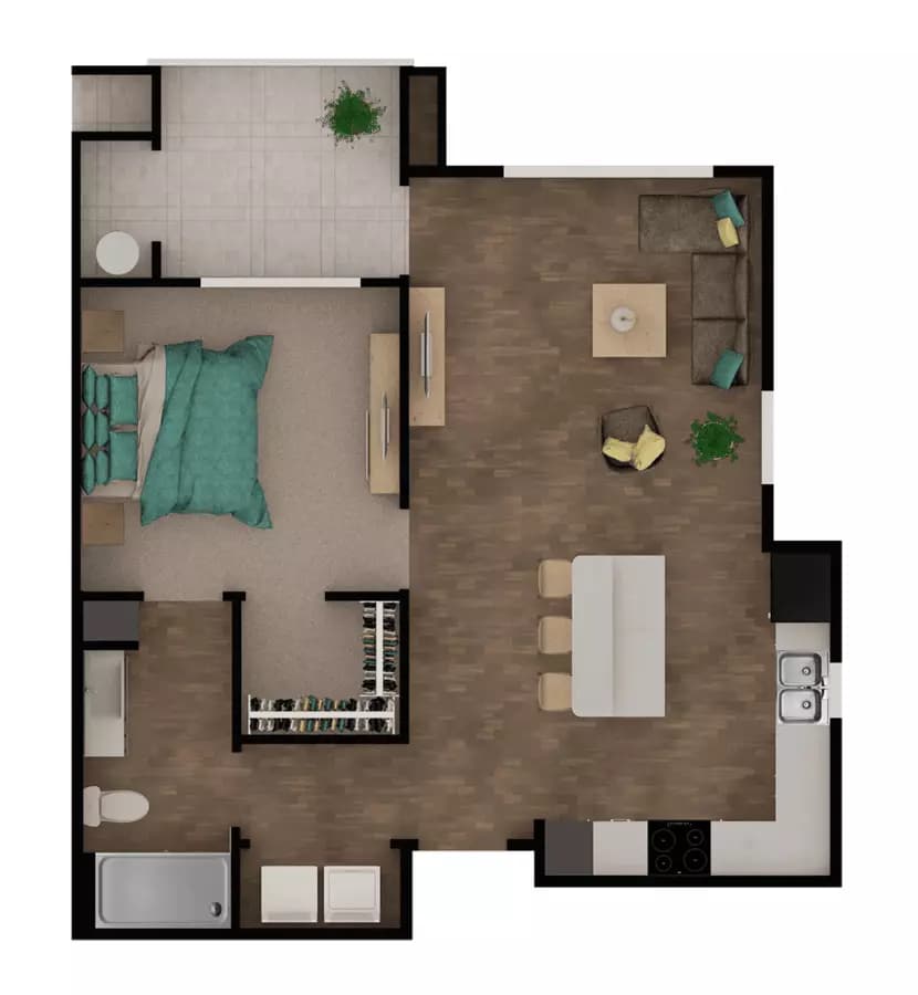 Unit 2020 3012 floor plan