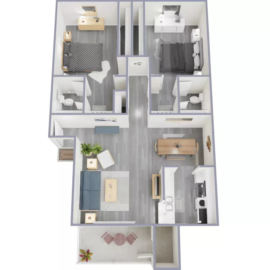 Unit 2073 2073 floor plan