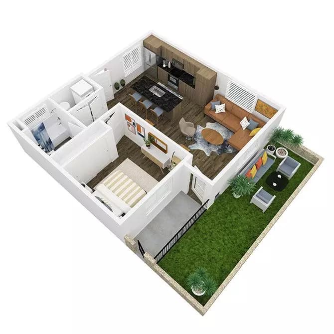 A1 1032 floor plan