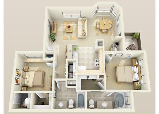 B2 2020 floor plan