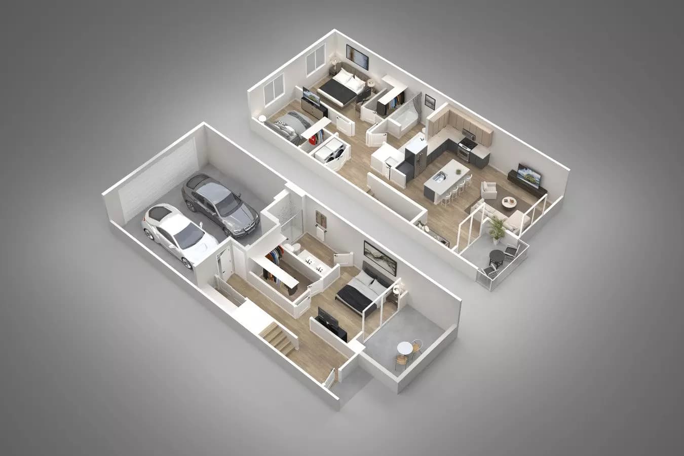 3 Beds • 2 Bath C-WAIT floor plan