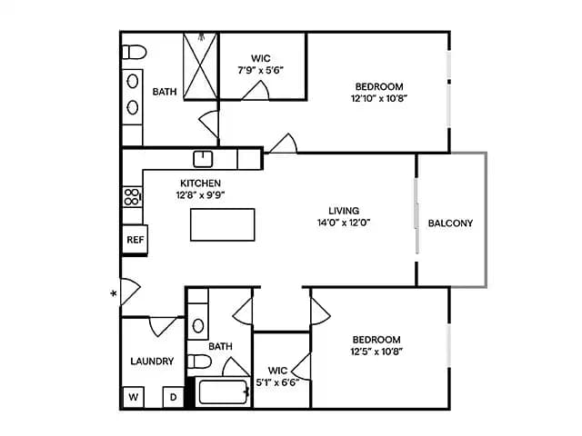 B4 1-425 floor plan