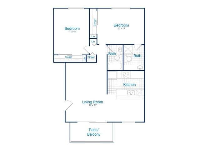 Oasis- 1st Floor w/ Backyard floor plan