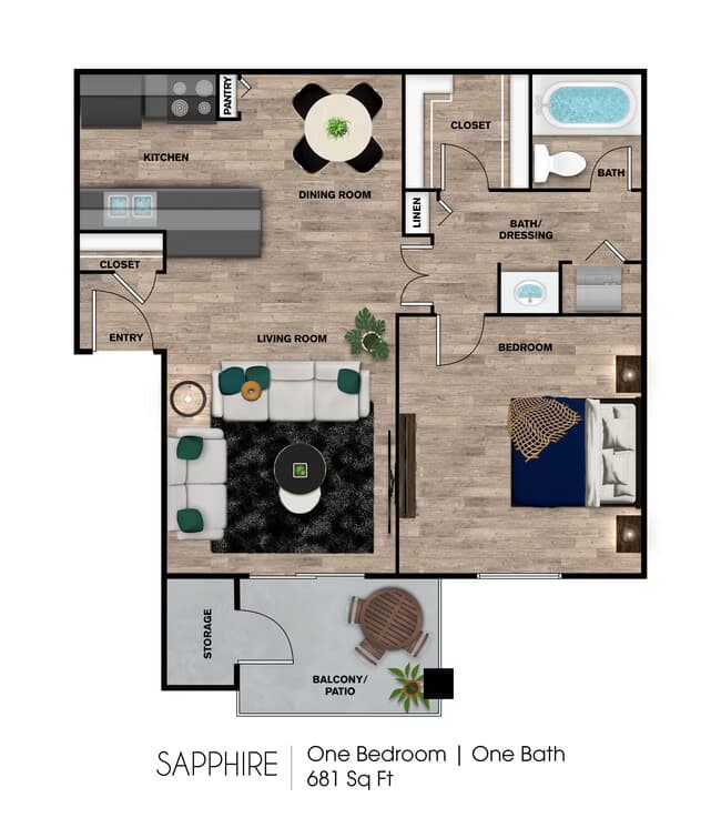 Sapphire 1228 floor plan