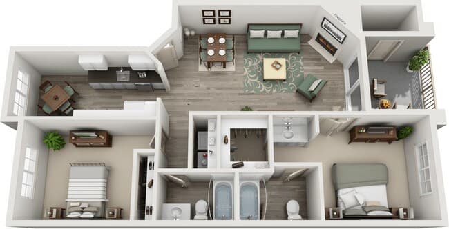 B2 1052 floor plan