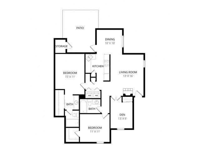 Unit 1008-2 1008-2 floor plan