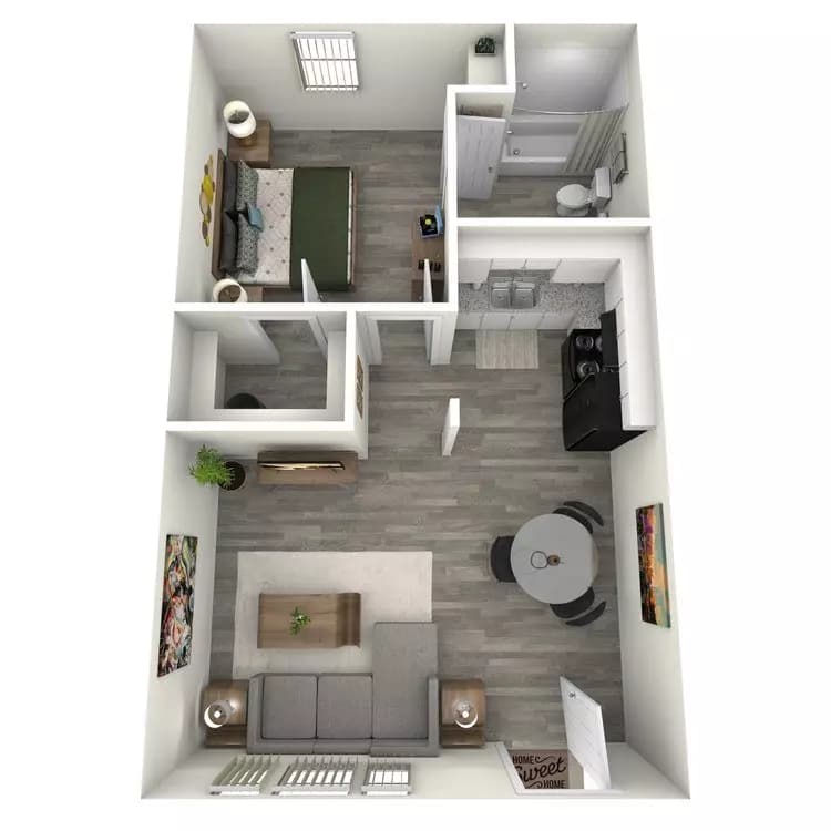 A1 Gold 4-446 floor plan