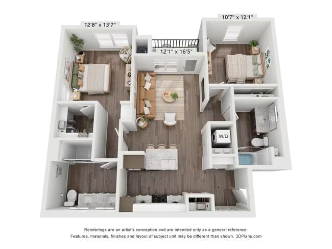 Unit 3016 B-1011 floor plan